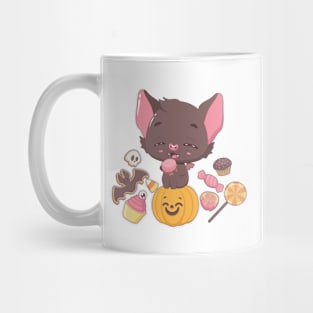 Vampire bat with sweets Mug